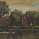 Maler des 19./20. Jh. ''Sommerlandschaft'', Blick … - photo 1