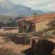 Maler des 20. Jh. ''Hütte in Landschaft'', karge L… - photo 1