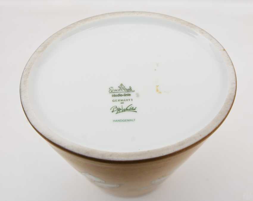 Lot 662 Rosenthal Studio Line Gold Decorated Vase Bjorn Wiinblad Rosenthal Studio Line Gold Decorated Vase Bjorn Wiinblad Germany 20th Century