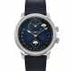 PARMIGIANI FLEURIER, IMPRESSIVE STAINLESS STEEL DUAL TIME 'TORIC HEMISPHERES' WITH 24-HOUR INDICATION AND RETROGRADE DATE, REF. PFC901 - photo 1