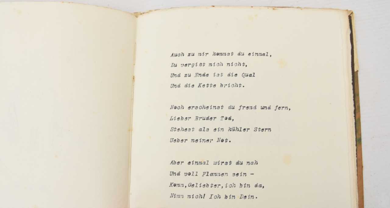 HERMANN HESSE, the poems of the original manuscript with watercolours ...