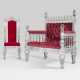 A VICTORIAN CUT-CRYSTAL THRONE CHAIR - photo 1