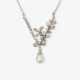 A necklace with diamonds and pearls. Circa 1915 - photo 1