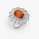 Ring mit Spessartin und Diamanten. - Foto 1