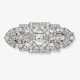 A historic plique brooch decorated with different diamond cuts. Argentina, Art deco, 1920-1930s - фото 1