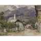 Edward Harrison Compton. View of Tarrenz with the Parish Church of Saint Ulrich - фото 1