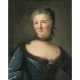 Deutsch (?) 18th century. Portrait of a lady in a blue dress - photo 1