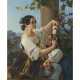 Johann Georg Christian Perlberg. South Italian scene - mother and daughter - photo 1