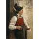 Alexander Koester. Peasant boy in festive costume - фото 1