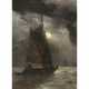 Andreas Achenbach. Segelboot im Mondschein - Foto 1
