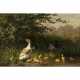 Carl Jutz d. Ä.. Duck family by the water - photo 1