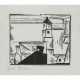 Lyonel Feininger. Gelbe Dorfkirche 3. 1931 - Foto 1
