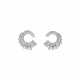 PAIRE DE BOUCLES D'OREILLES DIAMANTS - photo 1