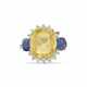 BAGUE SAPHIR COULEUR, SAPHIRS ET DIAMANTS - photo 1