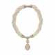 CARTIER COLLIER PERLES DE CULTURES ET DIAMANTS - фото 1