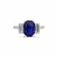CARTIER BAGUE SAPHIR ET DIAMANTS - Foto 1