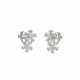 VAN CLEEF & ARPELS PAIRE DE BOUCLES D’OREILLES DIAMANTS ‘FLEURETTE’ - Foto 1