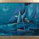 Blass, Rico (1908 Breslau-2002 Frankfurt) "Mond über dem Hafen", Öl/ Lw., sign. u.l., 40x50 cm, Rahmen - photo 1