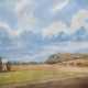 Haen, Jan Derk de (20. Jh.) "Weites Land" Aquarell, sign. u.r., 29x39 cm, im Passepartout hinter Glas und Rahmen - Foto 1