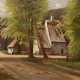 Johansen, Anders Daniel (1882-1967, Dänischer Maler) "Bewaldete Sommerlandschaft mit Gehöft", Öl/ Lw., sign. u.r., 44x65 cm, Rahmen - фото 1