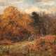 "Rendezvous im Frühherbst", Öl/ Lw., monogr. u.r., min. Farbverluste, 41x59 cm, Rahmen - Foto 1
