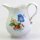 Meissen-Sahnekännchen, Bunte Blume 3, Goldrand, Neuer Ausschnitt, 1. Wahl, H. 9,5 cm - photo 1