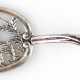 Pastetenheber, 800er Silber, Griff mit Rosendekor, durchbrochen gearbeitete Laffe mit Schwanenmotiv, Gew. 36 g, L. 17,5 cm - photo 1