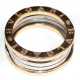 Bulgari-Ring, 585er GG/ WG, 3 Band, seitlich punziert, Ges.-Gew. 9,22 g, RG 60 - photo 1