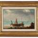 JUBLIN (XIX-XX)
Pêcheurs en bord de mer
Huile… - photo 1