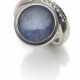 Ring mit Sternsaphir und Diamanten - photo 1
