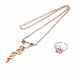 Set: 1 Collier und 1 Damenring mit Brillantbesatz - фото 1