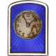 Art déco Miniatur-Uhr Silber - photo 1