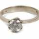 Solitärring mit Brillanten von 0,93 ct - photo 1