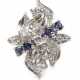 Damenring mit Brillanten und Saphiren - photo 1