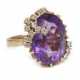 Damenring mit Amethyst und Brillanten - photo 1