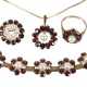 Schmuckset mit Granaten und Perlen - photo 1