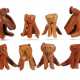 Set Deru Miniatur-Leder-Spieltiere - photo 1