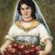 Hutschenreuther Bildplatte Italienerin - photo 1
