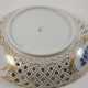 Meissen drei Durchbruchteile "Blaue Blume/Gold" - photo 1