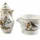 Meissen Kanne und Cachepot "Vogelmalerei" - photo 1