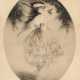 Louis Icart, Junge Frau mit Vöglein - photo 1