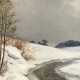 Alfons Santer, Winterlandschaft - фото 1