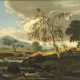 Landschaft bei aufziehendem Gewitter - Foto 1