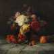 Heinz Rauh, Opulentes Blumenstillleben mit Obst - Foto 1