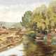Hermann Stammler, "Abend am Weiher" - Foto 1