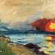 Fritz Ketz, "Sonnenuntergang am Limfjord" - фото 1