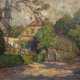 Albitz, Richard (1876 Berlin-1954 ebenda) "Kavaliershaus Schloß Pretzsch", Öl/ Karton, sign. u.l., 52x62 cm, Rahmen (Studium an der Kunstgewerbeschule Charlottenburg und besuchte gleichzeitig ein Berliner Studi… - photo 1