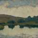 Hellingrath, Berthold (1877 Elbing, Westpreußen-1954 Hannover) "Auf der Danziger Höhe", Öl/ Mp., unsign., rückseitig bez., 20x27 cm, Rahmen - Foto 1