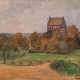 Holtz, Erich-Theodor (1885 Storkow-1956 Wustrow) "Trüber Herbsttag", Öl/ Karton, monogr. u.l., 28,5x37,5 cm, Rahmen (Studium an den Akademien Dresden und Berlin, 1917 bis 1924 in Prerow, später in Wustrow ansäs… - Foto 1