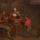 Altmeister, zugeschrieben Findorff, Johann Dietrich (1722-1772) "Bauernfamilie beim Dankgebet", Öl/ Lw., unsign., doubliert, 43x55,5 cm, Rahmen" - Foto 1